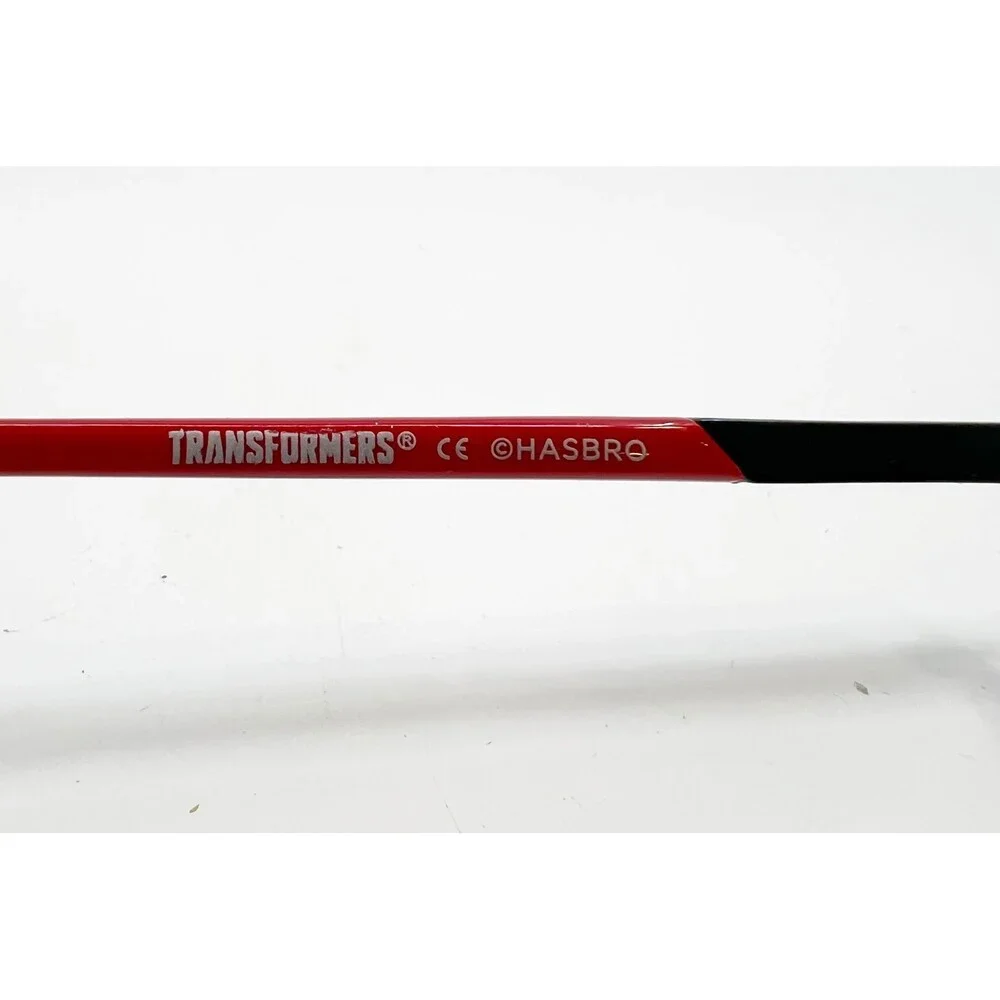 Transformers Eyeglass Frames Kids Blue Red Descendant BLU 49-16-130